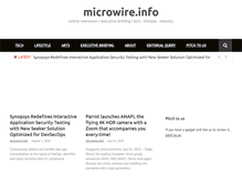 Tablet Screenshot of microwire.info